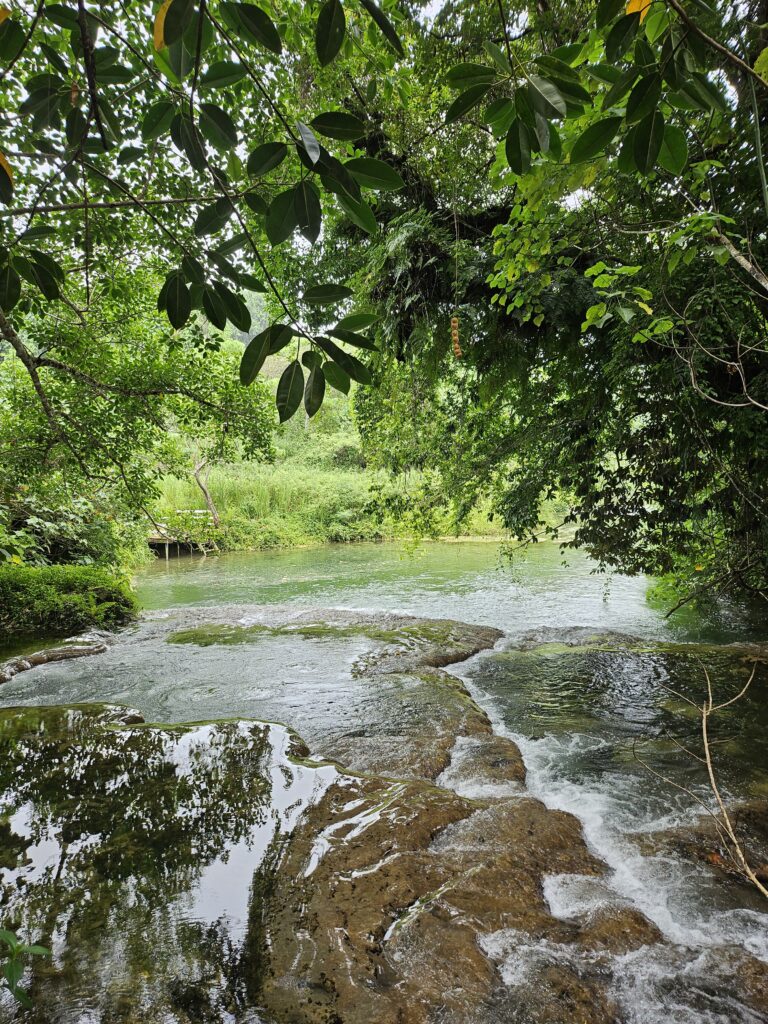 Waterfall Efate Island Vanuatu freshwater swimming stop on the Port Vila island tour