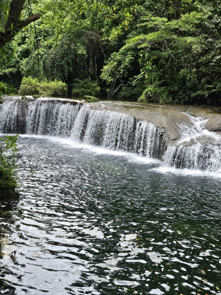 Waterfall Efate Island Vanuatu freshwater swimming stop on the Port Vila island tour